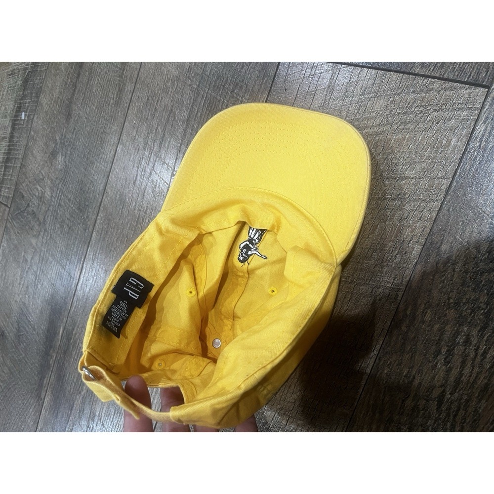 Gap Original Hula Dancer Embroidered Hat Cap Yellow Adjustable Y2k‎ Hawaii - Picture 6 of 8